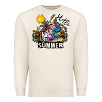 Sandshell hello summer Premium Sweatshirt - CowhideDigitalArt