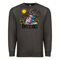 Smoke hello summer Premium Sweatshirt - CowhideDigitalArt