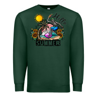 Sports Green hello summer Premium Sweatshirt - CowhideDigitalArt