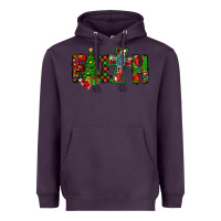 Plum christmas faith with cross Heavyweight Hoodie - CowhideDigitalArt