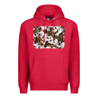 Cardinal cowhide leopard background Premium Hoodie - RanaPortraitStore