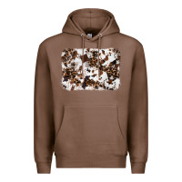 Chestnut cowhide leopard background Premium Hoodie - RanaPortraitStore