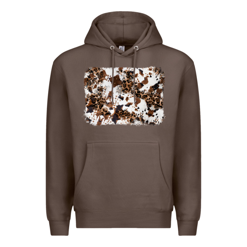 Cowhide Leopard Background Premium Hoodie by RanaPortraitStore | Teevron