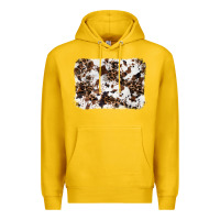 Lemon cowhide leopard background Premium Hoodie - RanaPortraitStore