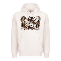 Pale Pink cowhide leopard background Premium Hoodie - RanaPortraitStore