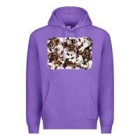 Purple cowhide leopard background Premium Hoodie - RanaPortraitStore