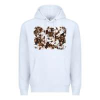 White cowhide leopard background Premium Hoodie - RanaPortraitStore