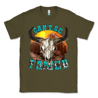 Army Green cant be tamed Classic Tee - texasbilliewilder