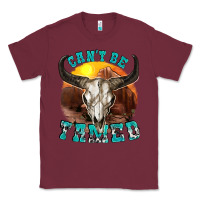 Burgundy cant be tamed Classic Tee - texasbilliewilder