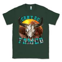 Sports Green cant be tamed Classic Tee - texasbilliewilder