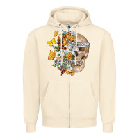 Sandshell Kinda Emotional Kinda Emotionless Zipper Hoodie - RanaPortraitStore