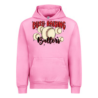 Fuchsia Pink busy raising ballers Urban Hoodie - MaliasSmallBusiness