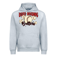 Heather Grey busy raising ballers Urban Hoodie - MaliasSmallBusiness