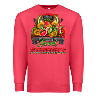 Cardinal sweet summer watermelon and truck Premium Sweatshirt - HRA Design Shop