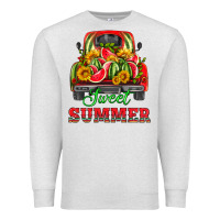Oatmeal Heather sweet summer watermelon and truck Premium Sweatshirt - HRA Design Shop