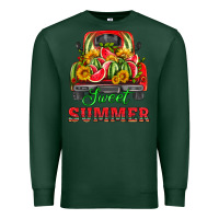 Sports Green sweet summer watermelon and truck Premium Sweatshirt - HRA Design Shop