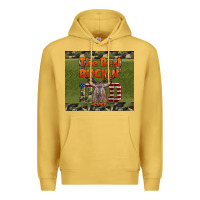 Antique Gold Best Bucking Dad Ever Premium Hoodie - LillyAllenDesigns