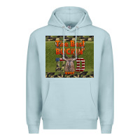 Blue Mist Best Bucking Dad Ever Premium Hoodie - LillyAllenDesigns