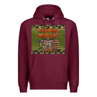 Burgundy Best Bucking Dad Ever Premium Hoodie - LillyAllenDesigns