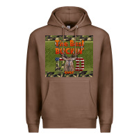 Chestnut Best Bucking Dad Ever Premium Hoodie - LillyAllenDesigns