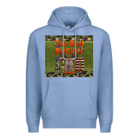 Colony Blue Best Bucking Dad Ever Premium Hoodie - LillyAllenDesigns