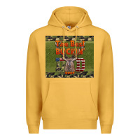 Mustard Best Bucking Dad Ever Premium Hoodie - LillyAllenDesigns