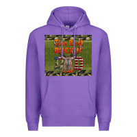 Purple Best Bucking Dad Ever Premium Hoodie - LillyAllenDesigns