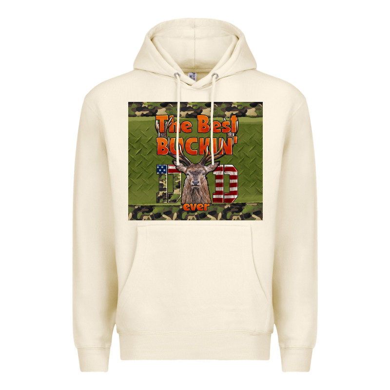 Best Bucking Dad Ever Premium Hoodie by LillyAllenDesigns | Teevron