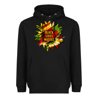 Black black lives matter sunflower Heavyweight Hoodie - HRA Design Shop