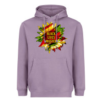 Lavender black lives matter sunflower Heavyweight Hoodie - HRA Design Shop