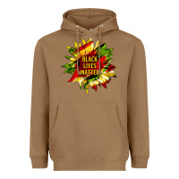 Toasted Coconut black lives matter sunflower Heavyweight Hoodie - HRA Design Shop
