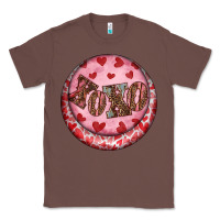 Chestnut Western valentine's day xoxo round earrings Classic Tee - RanaPortraitStore