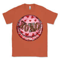 Copper Western valentine's day xoxo round earrings Classic Tee - RanaPortraitStore