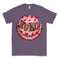 Lavender Western valentine's day xoxo round earrings Classic Tee - RanaPortraitStore