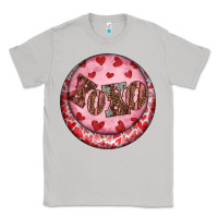 Moon Dust Western valentine's day xoxo round earrings Classic Tee - RanaPortraitStore