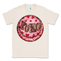 Natural Western valentine's day xoxo round earrings Classic Tee - RanaPortraitStore
