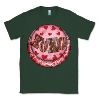 Sports Green Western valentine's day xoxo round earrings Classic Tee - RanaPortraitStore