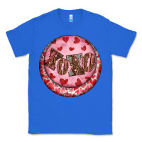 True Royal Western valentine's day xoxo round earrings Classic Tee - RanaPortraitStore