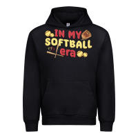 Black in my softball era Urban Hoodie - MaliasSmallBusiness
