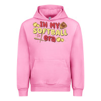 Fuchsia Pink in my softball era Urban Hoodie - MaliasSmallBusiness