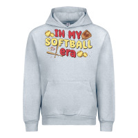 Heather Grey in my softball era Urban Hoodie - MaliasSmallBusiness