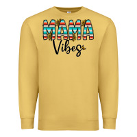 Antique Gold mama vibes Premium Sweatshirt - CowhideDigitalArt