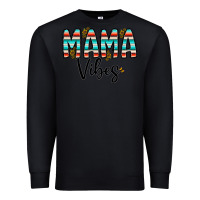 Black mama vibes Premium Sweatshirt - CowhideDigitalArt