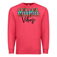 Cardinal mama vibes Premium Sweatshirt - CowhideDigitalArt