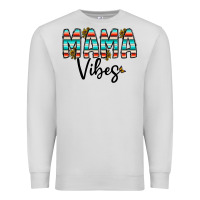 Dove Grey mama vibes Premium Sweatshirt - CowhideDigitalArt