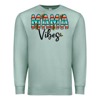 Seafoam mama vibes Premium Sweatshirt - CowhideDigitalArt