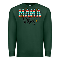 Sports Green mama vibes Premium Sweatshirt - CowhideDigitalArt