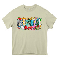 Mossy Precschool Teacher Heavy Core Tee - CowhideDigitalArt