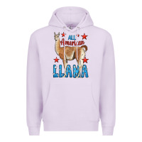 Lilac All American Llama Premium Hoodie - LillyAllenDesigns