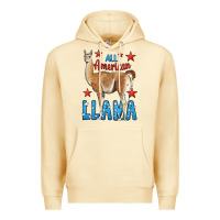 Pina Colada All American Llama Premium Hoodie - LillyAllenDesigns